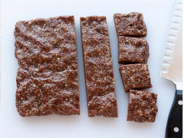 Energijske ploščice iz samo treh sestavin